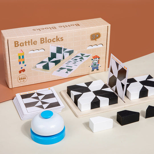 🧩Creative Black & White Block Puzzles Set for Kids