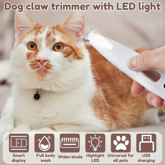 💗LAST DAY - PROMOTION💗✨Waterproof Rechargeable Pet Shaver with LED Light✨