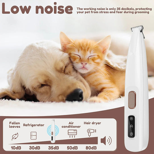 💗LAST DAY - PROMOTION💗✨Waterproof Rechargeable Pet Shaver with LED Light✨