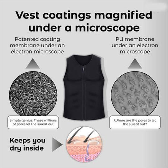 🎁 Hot Sale 49% OFF 🔥Men's Workout Zipper Body Shaper Tank Top