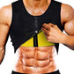 🎁 Hot Sale 49% OFF 🔥Men's Workout Zipper Body Shaper Tank Top