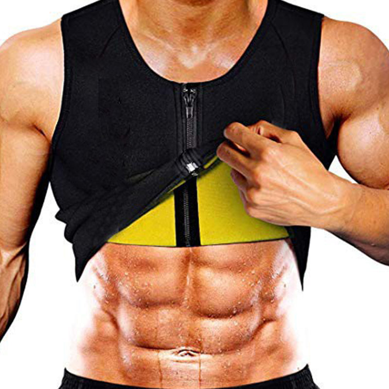 🎁 Hot Sale 49% OFF 🔥Men's Workout Zipper Body Shaper Tank Top