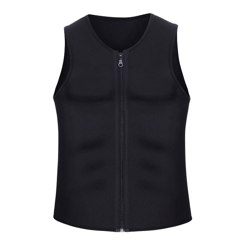 🎁 Hot Sale 49% OFF 🔥Men's Workout Zipper Body Shaper Tank Top