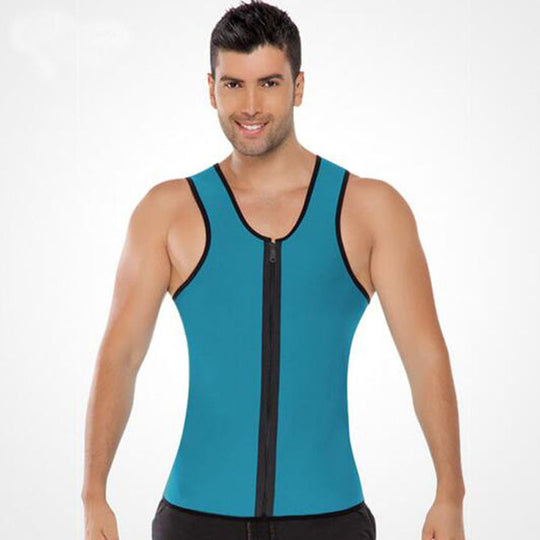 🎁 Hot Sale 49% OFF 🔥Men's Workout Zipper Body Shaper Tank Top