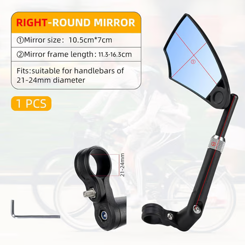 🔥HOT SALE🔥360° Adjustable Handlebar Bike Mirror