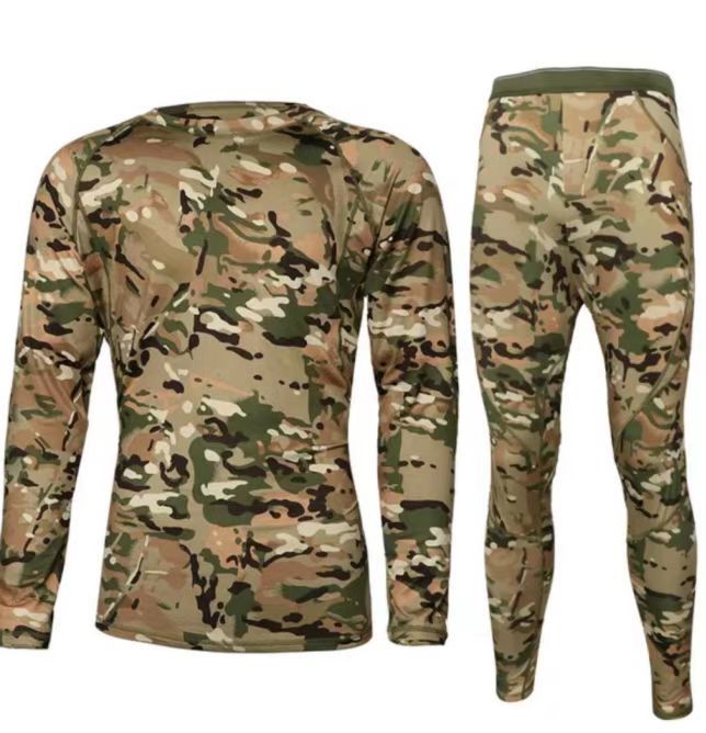 🔥Last Day Promotion 60% OFF-❄️🌧️Men's Camouflage Thermal Underwear & Pants Set
