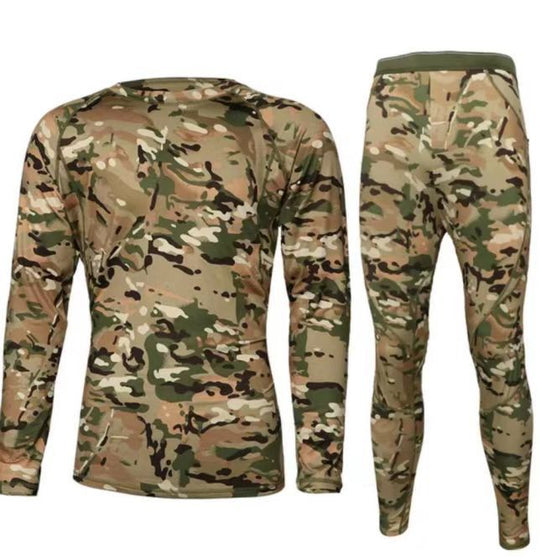 🔥Last Day Promotion 60% OFF-❄️🌧️Men's Camouflage Thermal Underwear & Pants Set