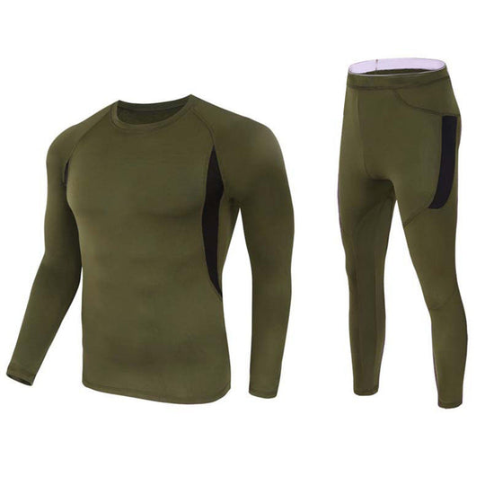 🔥Last Day Promotion 60% OFF-❄️🌧️Men's Camouflage Thermal Underwear & Pants Set