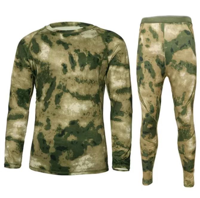 🔥Last Day Promotion 60% OFF-❄️🌧️Men's Camouflage Thermal Underwear & Pants Set