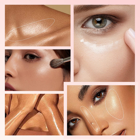 3D Rose Blush & Highlighter