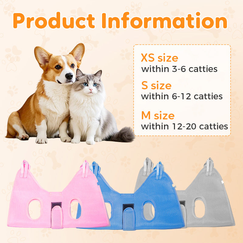 Hamaca de preparación de uñas para mascotas