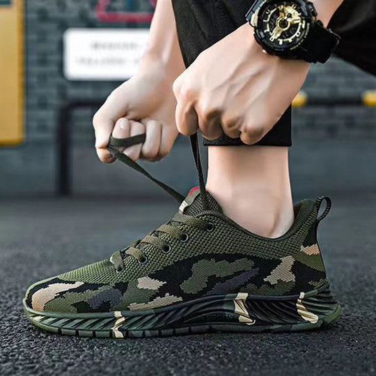 Zapatillas de trabajo de camuflaje de camuflaje para hombres