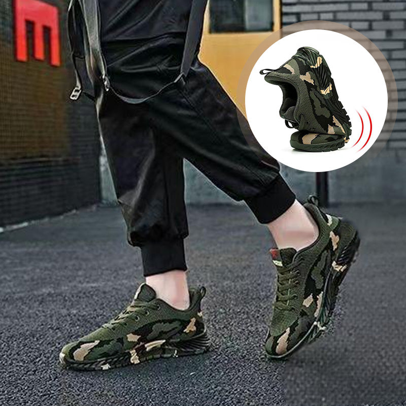Zapatillas de trabajo de camuflaje de camuflaje para hombres