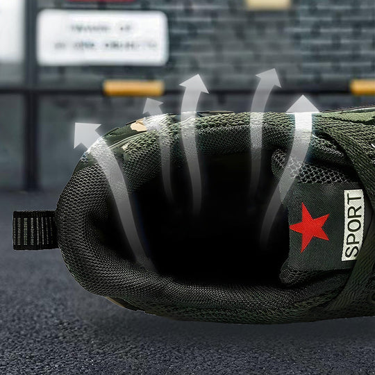 Zapatillas de trabajo de camuflaje de camuflaje para hombres