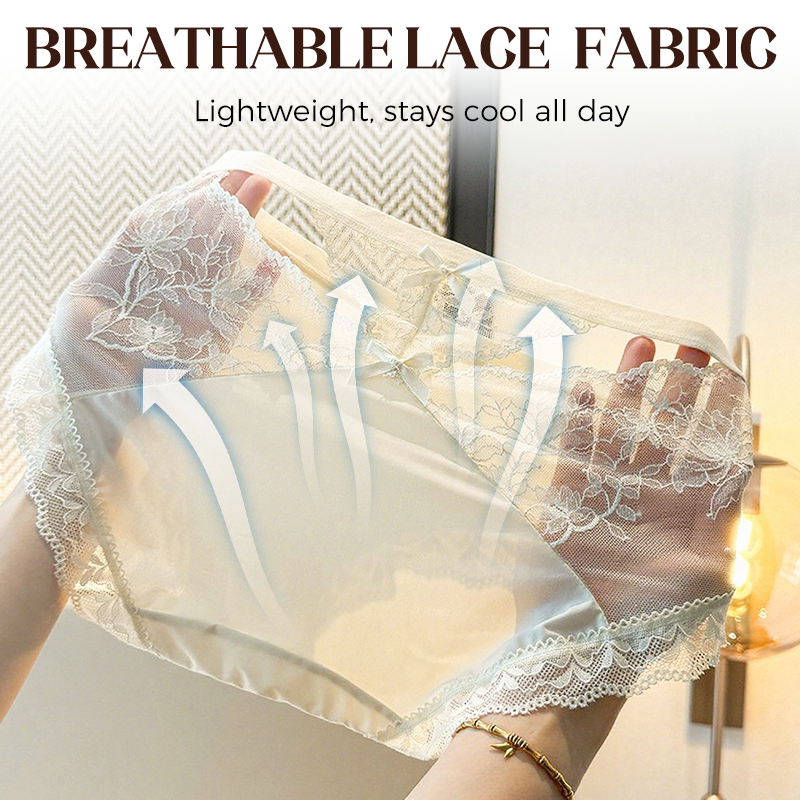 Women's Soft Lace Mid-Rise Panty