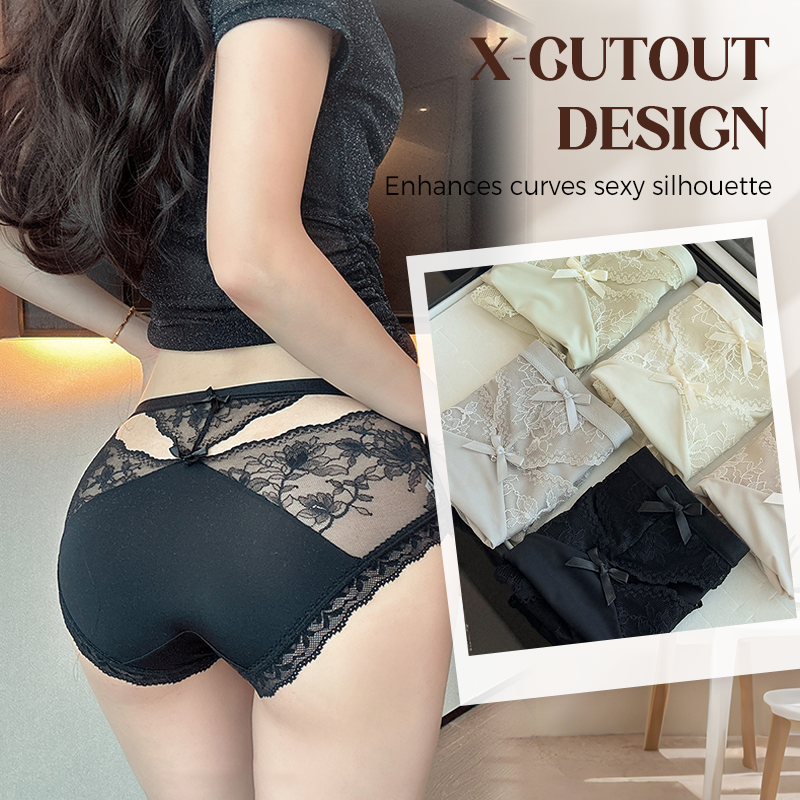 Women's Soft Lace Mid-Rise Panty