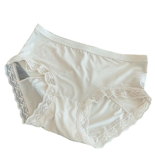 Women's Soft Lace Mid-Rise Panty