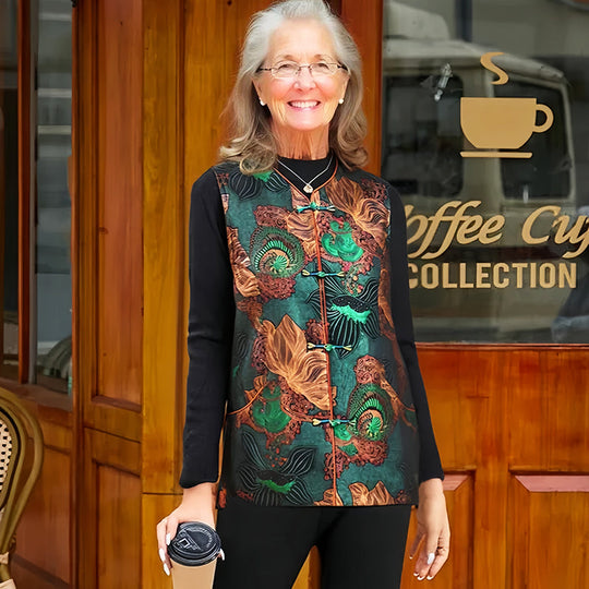 💥2025 New Fashion🔥Retro-Chic Oriental Floral Embroidery Vest