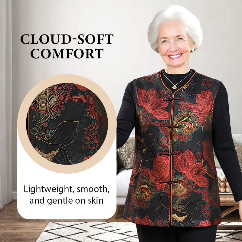 💥2025 New Fashion🔥Retro-Chic Oriental Floral Embroidery Vest