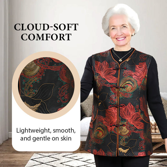 💥2025 New Fashion🔥Retro-Chic Oriental Floral Embroidery Vest