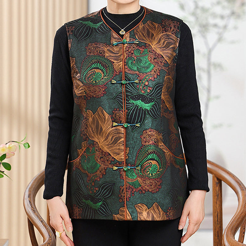 💥2025 New Fashion🔥Retro-Chic Oriental Floral Embroidery Vest