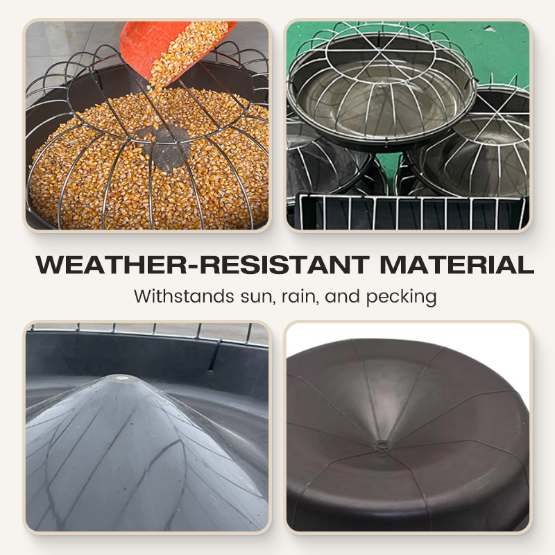 Large-Capacity Round Poultry Feed Trough