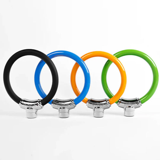 💥 Buy 2 Get 1 Free! 🚲 Portable Anti-Theft Ring-Shaped Steel Cable Lock for Bicycles 🔒