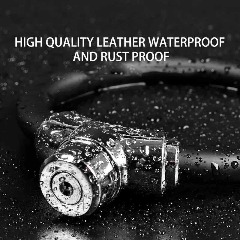 💥 Buy 2 Get 1 Free! 🚲 Portable Anti-Theft Ring-Shaped Steel Cable Lock for Bicycles 🔒