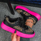 Stylish Thick-Soled Leopard Print Sneakers