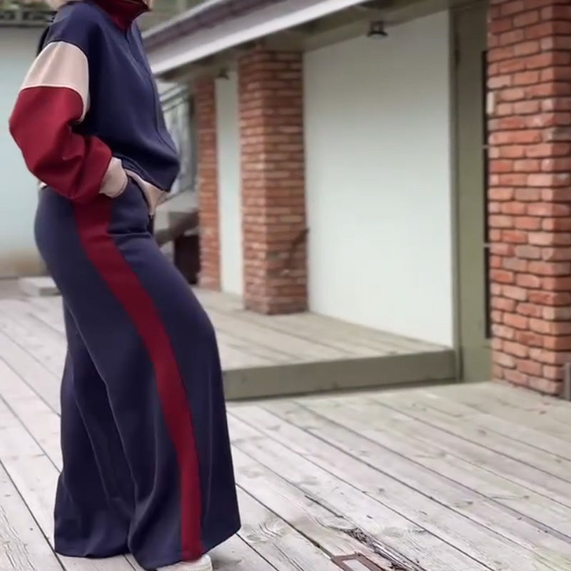 🧥New arrivals now available at 50% off-Women's Zipper Jacket & Pants 2-Piece Set