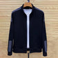 Men’s Hooded/Stand-Collar Jacket & Jogger Pants Set