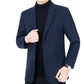 Men’s Casual Two-Button Blazer with Pockets, Tailored Casual Fit, Versatile Styling🕴️➡️☕➡️🍷