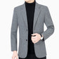 Men’s Casual Two-Button Blazer with Pockets, Tailored Casual Fit, Versatile Styling🕴️➡️☕➡️🍷