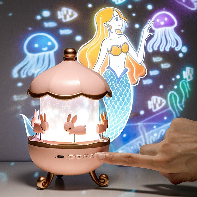 Bluetooth Night Light Projector for Girls