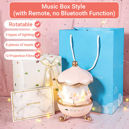 Bluetooth Night Light Projector for Girls