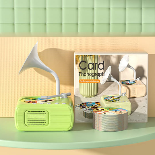 🏆Flash Sale⚡Hot Sale 50%OFF 💥🎶Kids Phonograph with 99 Cards👶Early Education Phonograph Story Machine