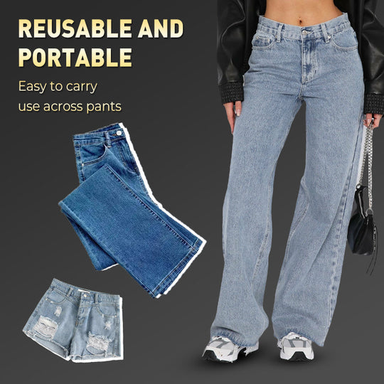 👖👖Spring-Loaded Metal Waist Extender Button for Jeans