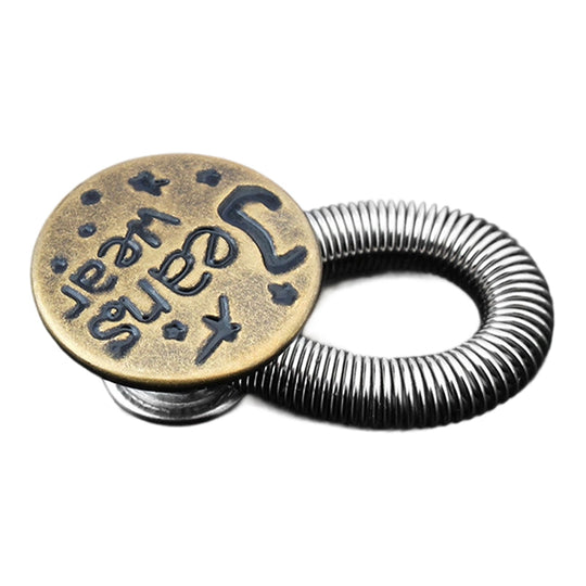👖👖Spring-Loaded Metal Waist Extender Button for Jeans
