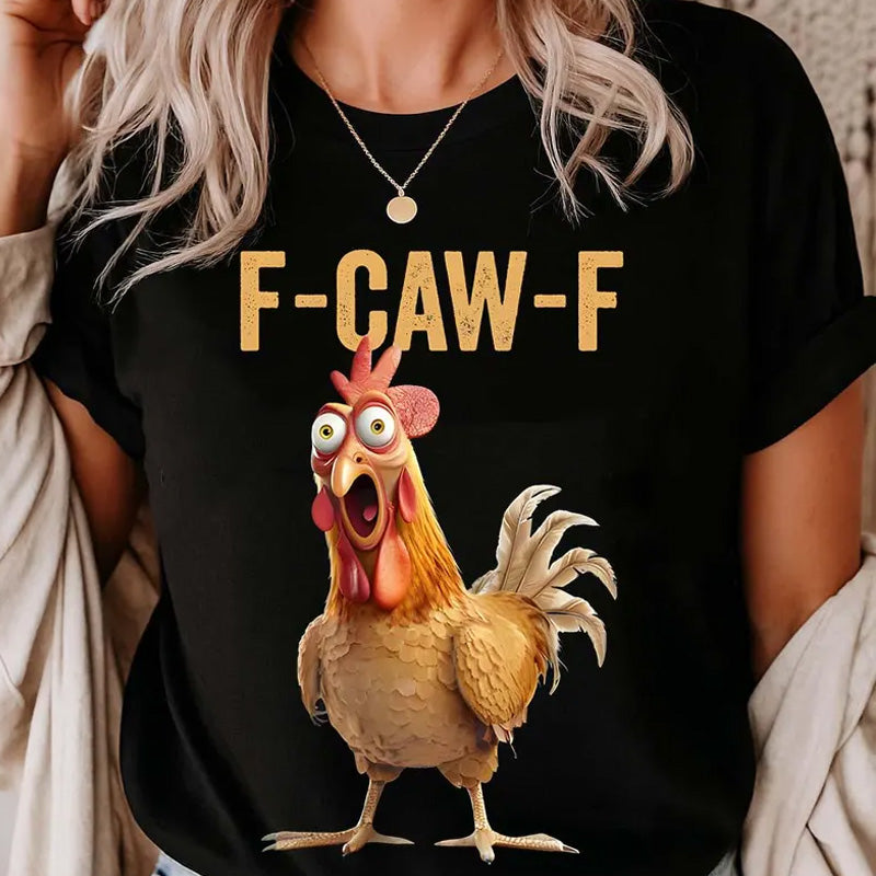 🔥 LAST DAY PROMOTION - 50%OFF 🔥 Cotton Unisex Funny F-Caw-F Chicken Shirt