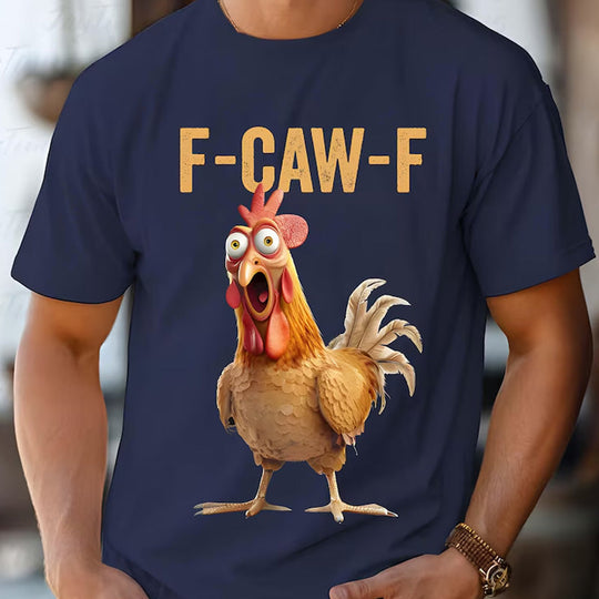 🔥 LAST DAY PROMOTION - 50%OFF 🔥 Cotton Unisex Funny F-Caw-F Chicken Shirt