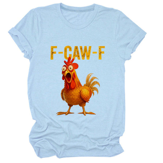 🔥 LAST DAY PROMOTION - 50%OFF 🔥 Cotton Unisex Funny F-Caw-F Chicken Shirt