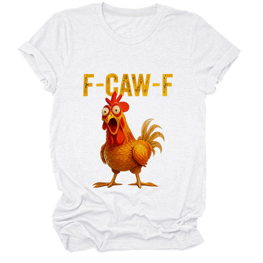 🔥 LAST DAY PROMOTION - 50%OFF 🔥 Cotton Unisex Funny F-Caw-F Chicken Shirt