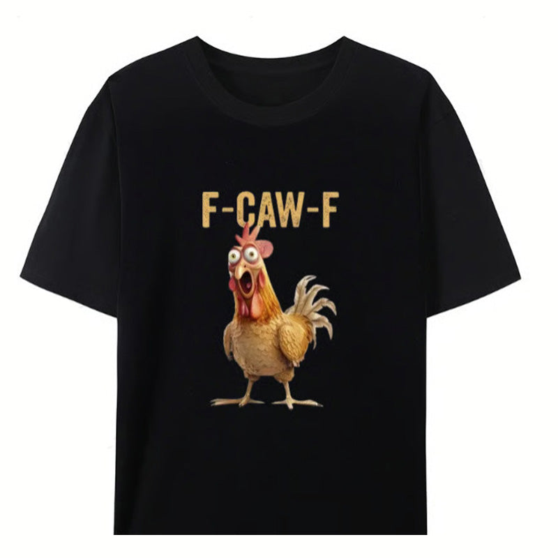 🔥 LAST DAY PROMOTION - 50%OFF 🔥 Cotton Unisex Funny F-Caw-F Chicken Shirt
