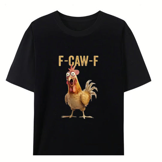🔥 LAST DAY PROMOTION - 50%OFF 🔥 Cotton Unisex Funny F-Caw-F Chicken Shirt
