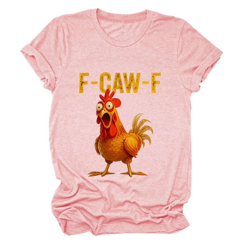 🔥 LAST DAY PROMOTION - 50%OFF 🔥 Cotton Unisex Funny F-Caw-F Chicken Shirt