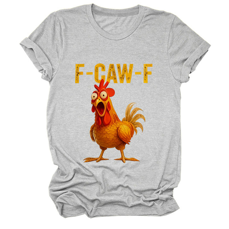 🔥 LAST DAY PROMOTION - 50%OFF 🔥 Cotton Unisex Funny F-Caw-F Chicken Shirt