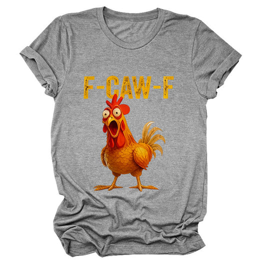 🔥 LAST DAY PROMOTION - 50%OFF 🔥 Cotton Unisex Funny F-Caw-F Chicken Shirt