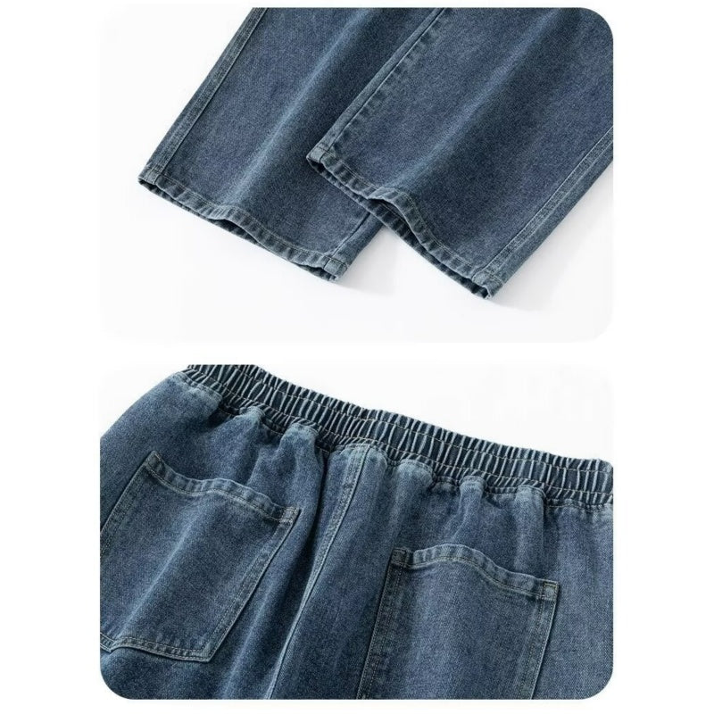 Jeans Cosa Leathan Fit Scaoilte Corr na bhFear