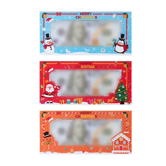 Cartoon Christmas Money Gift Card Holder