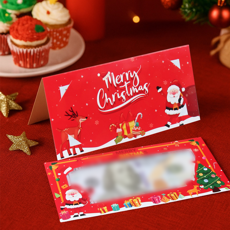 Cartoon Christmas Money Gift Card Holder